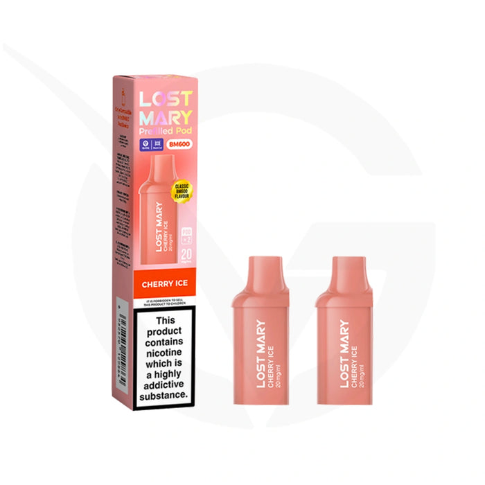 Cherry ice Prefilled Pods By Lost Mary BM600