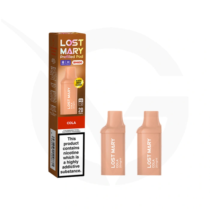 Cola Prefilled Pods By Lost Mary BM600