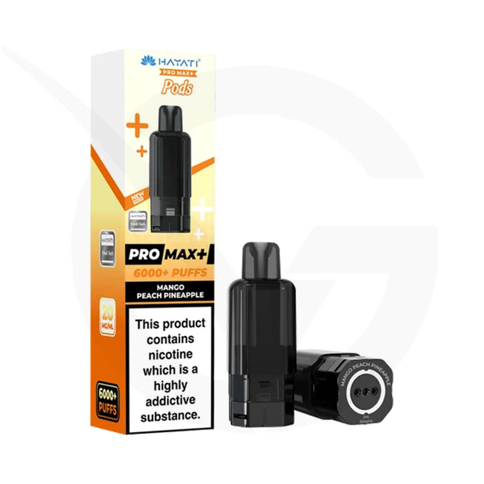 Mango Peach Pineapple Hayati Pro Max Plus Refill Pods