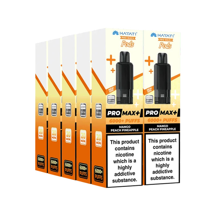 Hayati Pro Max Plus 6000 Pods - Bulk Buy Box of 5 & 10