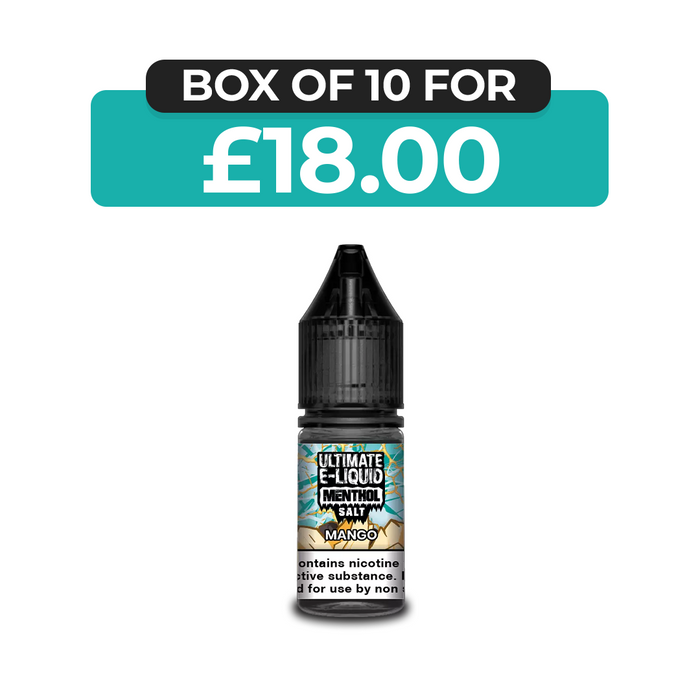 Mango Menthol 10ml Nic Salt E-Liquid by Ultimate Juice