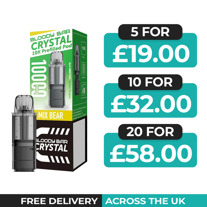 Bloody Bar Crystal 10k Mix Bear Refill Pods