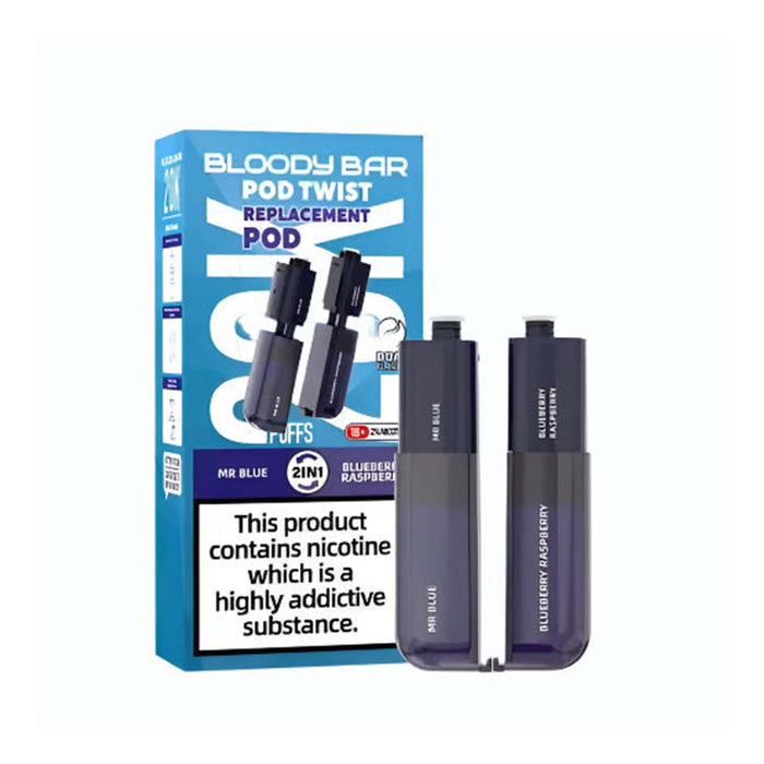 Bloody Bar Ultra Twist 20k Box of 5 & 10 Refill Pods