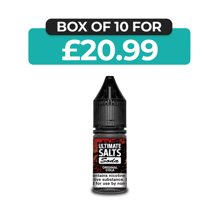 Original Cola Soda 10ml Nic Salt E-Liquid by Ultimate Juice