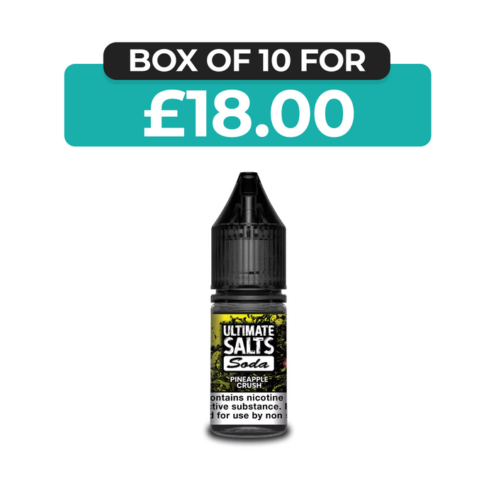 Pineapple Crush Soda 10ml Nic Salt E-Liquid by Ultimate Juice