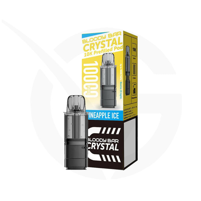 Pineapple Ice Refill Pack By Bloody Bar Crystal 10k