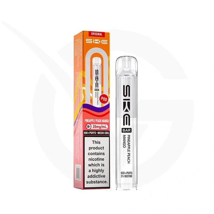 Pineapple Peach Mango Prefilled Pods By SKE Bar 600