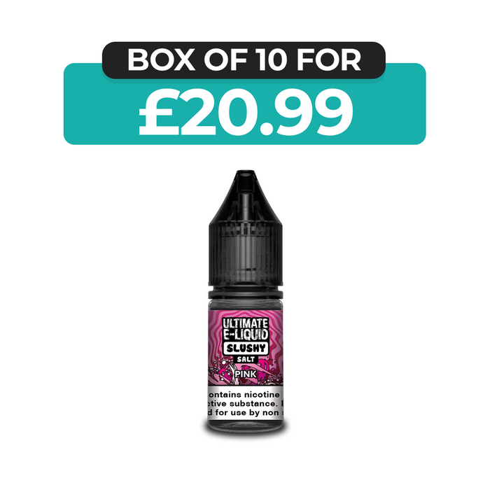 Pink Raspberry Chilled 10ml Nic Salt E-Liquid by Ultimate Juice