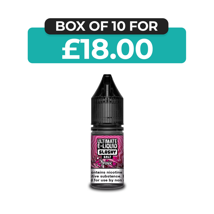 Pink Raspberry Chilled 10ml Nic Salt E-Liquid by Ultimate Juice