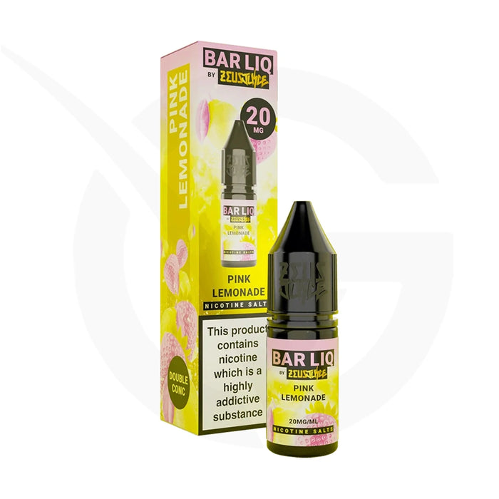 Pink Lemonade Nic Salt E-Liquid by Zeus Juice Bar Liq