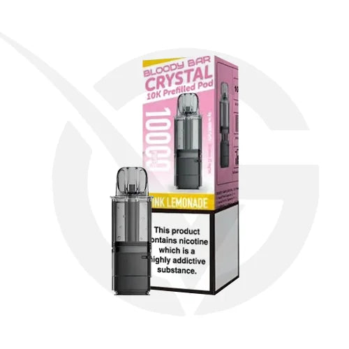 Pink Lemonade Refill Pack By Bloody Bar Crystal 10k