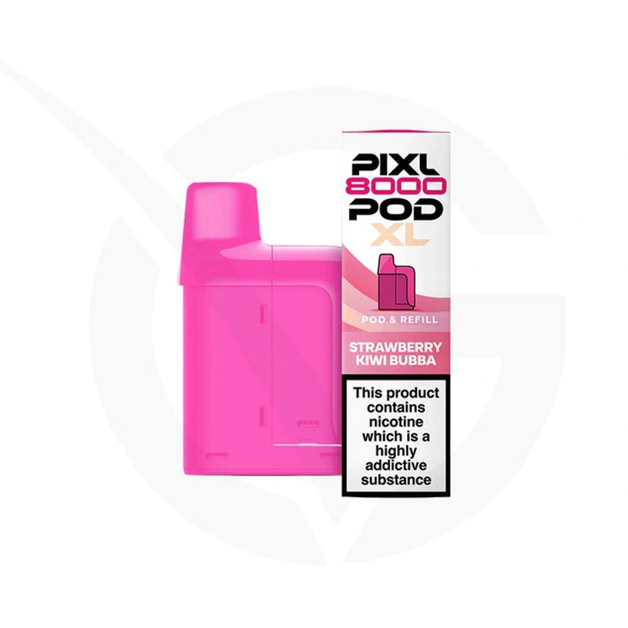 Strawberry Kiwi Bubba Pixl 8000 Refill Pods