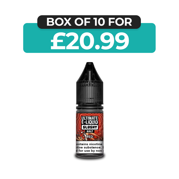 Red Slushy 10ml Nic Salt E-Liquid by Ultimate Juice