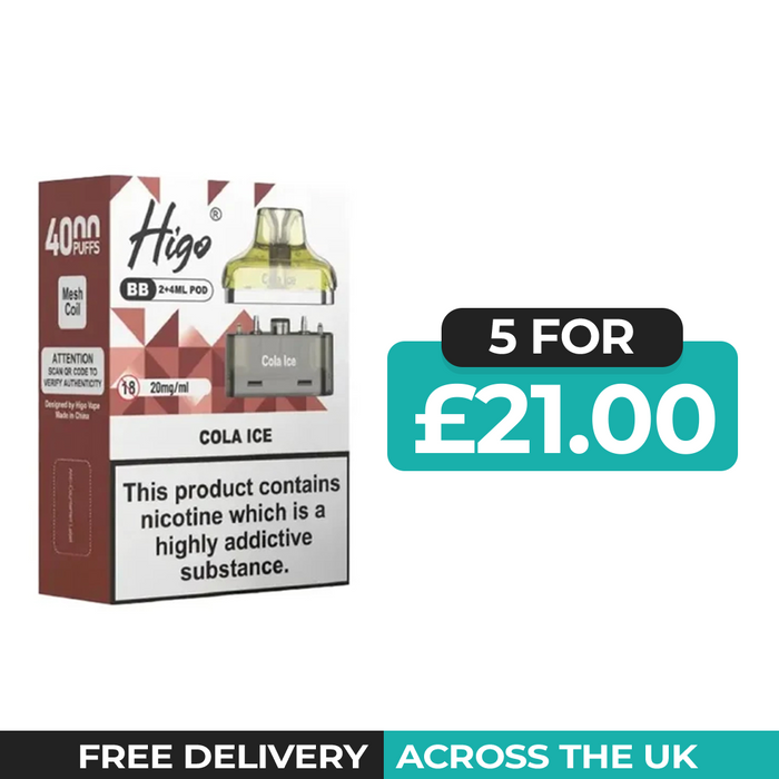 Higo BB 4000 Cola Ice Refill Pods