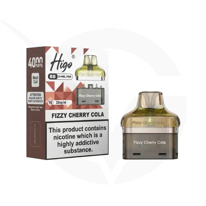 Higo BB 4000 Fizzy Cherry Cola Refill Pods