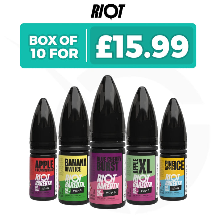 Riot Vape Juice Riot Squad Bar Edition Nic Salt E-Liquids Riot Vape Juice Riot Squad Bar Edition Nic Salt E-Liquids