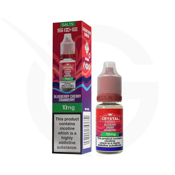 Blueberry Cherry Cranberry 10ml Nic Salt E-Liquid by SKE Crystal