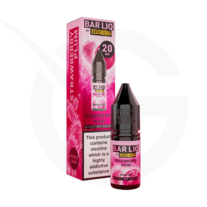 Strawberry Plum Nic Salt E-Liquid by Zeus Juice Bar Liq