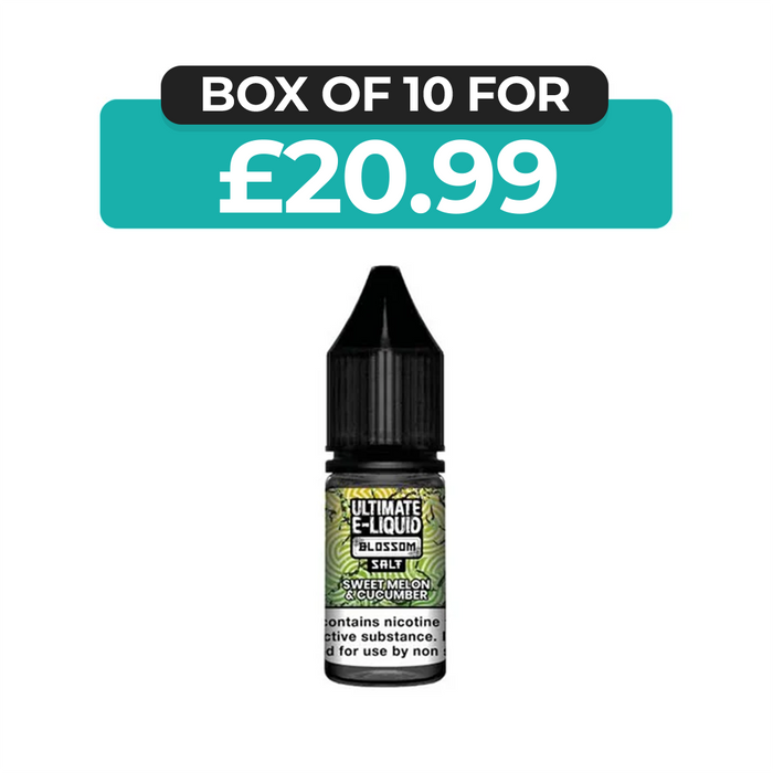 Sweet Melon & Cucumber Blossom 10ml Nic Salt E-Liquid by Ultimate Juice