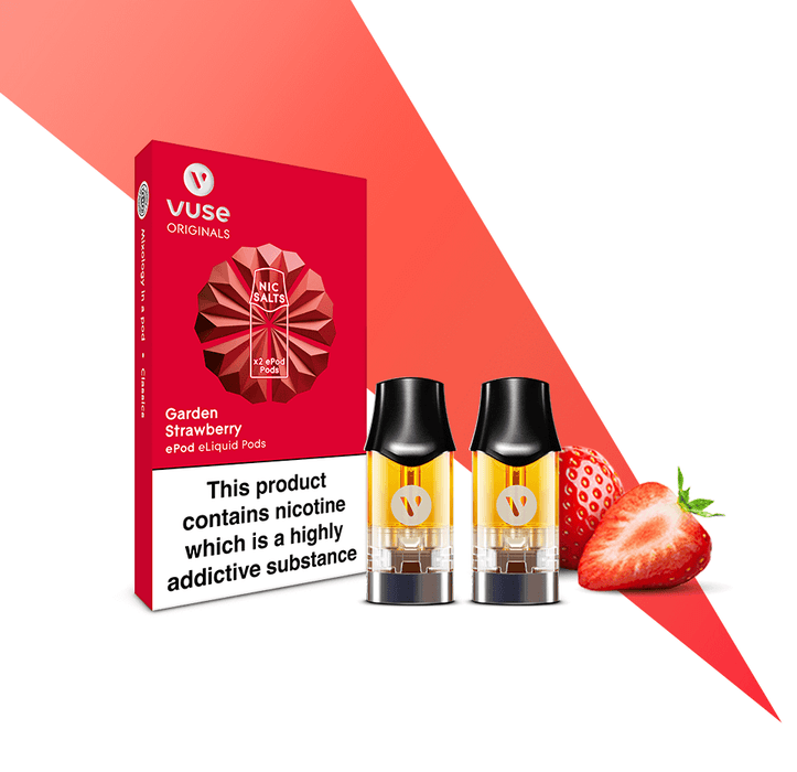 Vuse ePod Garden Strawberry Nic Salts e-Liquid Pods