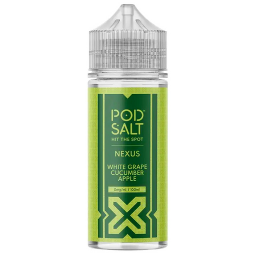 White Grape Cucumber Apple Shortfill E-Liquid By Pod Salt Nexus