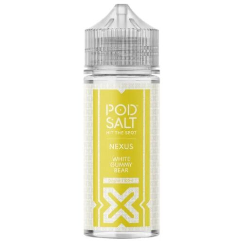 White Gummy Bear 100ml Shortfill E-Liquid By Pod Salt Nexus
