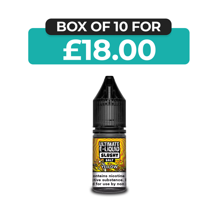 Yellow Slushy 10ml Nic Salt E-Liquid by Ultimate Juice