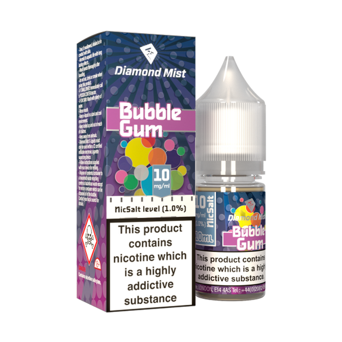 Bubble - Gum 10ml E-Liquid By Diamond Mist - Golden Vape Bubble - Gum 10ml E-Liquid By Diamond Mist - Golden Vape