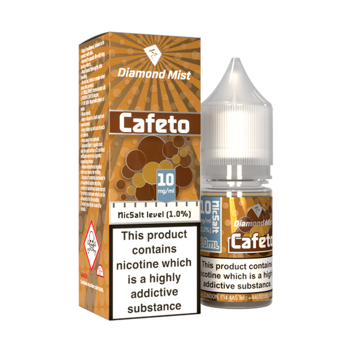 Cafeto 10ml E-Liquid By Diamond Mist