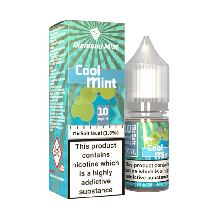 Cool Mint 10ml E-Liquid By Diamond Mist