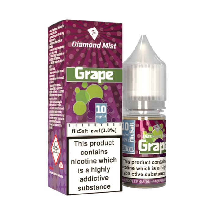 Grape 10ml E-Liquid By Diamond Mist