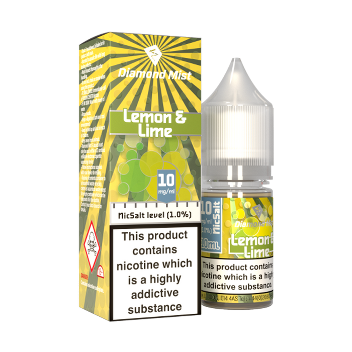 Lemon & Lime 10ml E-Liquid By Diamond Mist