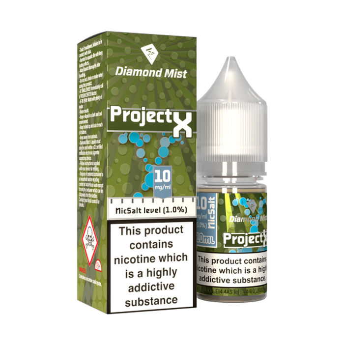Project X 10ml E-Liquid By Diamond Mist