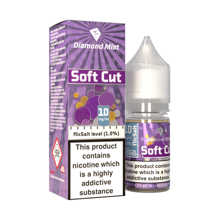 Soft Cut Tobacco 10ml E-Liquid By Diamond Mist
