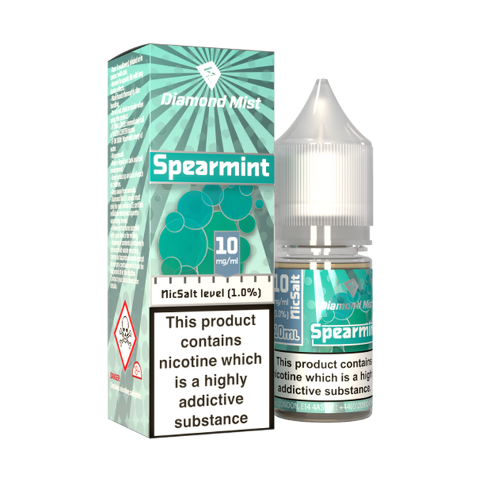 Spearmint 10ml E-Liquid By Diamond Mist