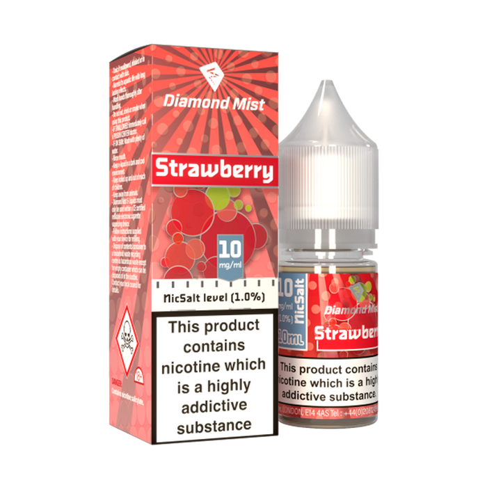 Strawberry 10ml E-Liquid By Diamond Mist