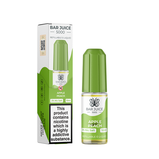 Apple Peach Nic Salt E-Liquid by Bar Juice 5000