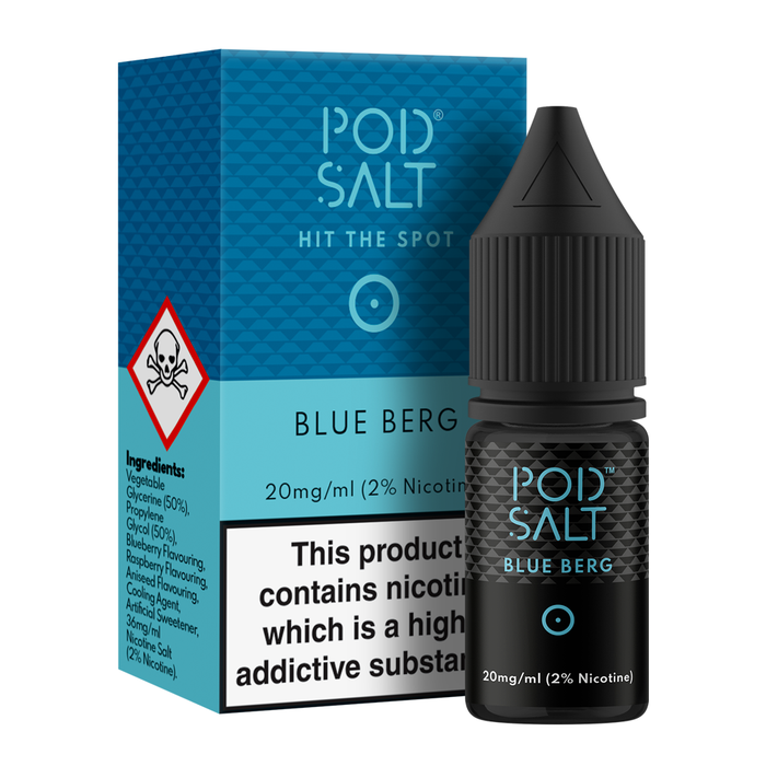 Blue Berg 10ml Nicotine Salt E-Liquid by Core Pod Salt