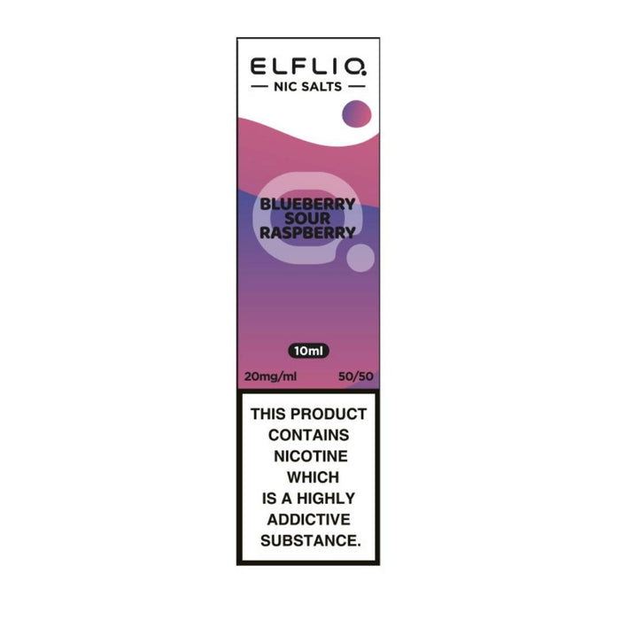 Blueberry Sour Raspberry 10ml Elfliq Nic Salt E-Liquid by Elf Bar