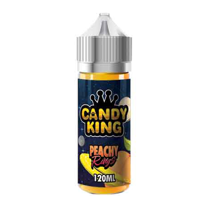 Peachy Rings 120ml Shortfill E-Liquid by Candy King