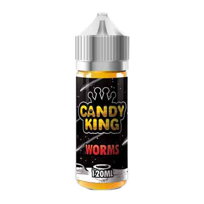Sour Worms 120ml Shortfill E-Liquid by Candy King - Golden Vape
