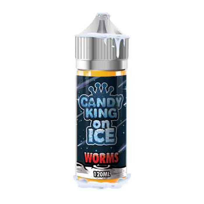 Sour Worms On Ice 120ml Shortfill E-Liquid by Candy King