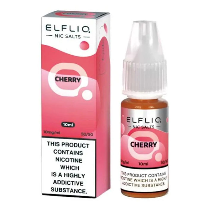 Cherry 10ml Elfliq Nic Salt E-Liquid by Elf Bar