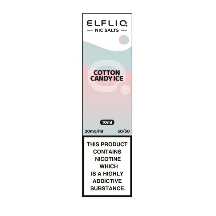 Cotton Candy Ice 10ml Elfliq Nic Salt E-Liquid by Elf Bar