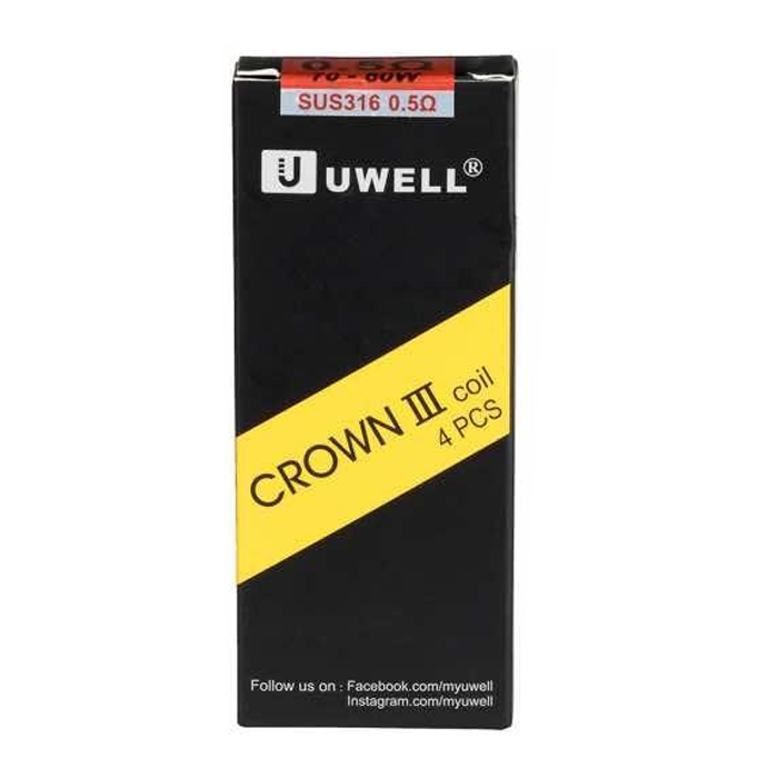 Uwell Crown 3 Tank Coils - 4 Pack