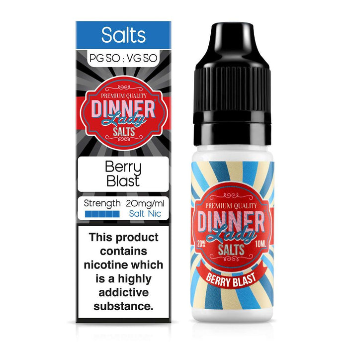 Berry Blast 10ml Nic Salt E-Liquid By Dinner Lady