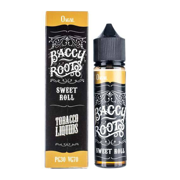 Sweet Roll 50ml Shortfill E-Liquid by Baccy Roots