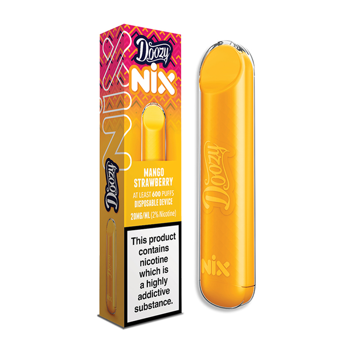 Doozy Nix Bar 600 Puff Disposable Vape Nic Salt 20mg