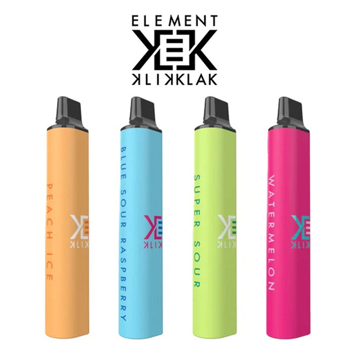 Element KLIK KLAK Bar 600 Puff Disposable Vape Nic Salt 20mg