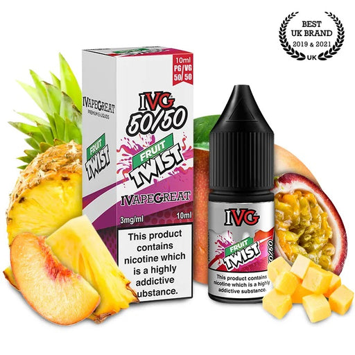 Fruit Twist 50/50 10ml E-Liquid by IVG